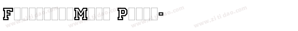 FeggoliteMono Plain字体转换